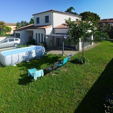 Maison Spacieuse Climatisee-Jardin-2 Pkg-Piscine Villa Launaguet Esterno foto